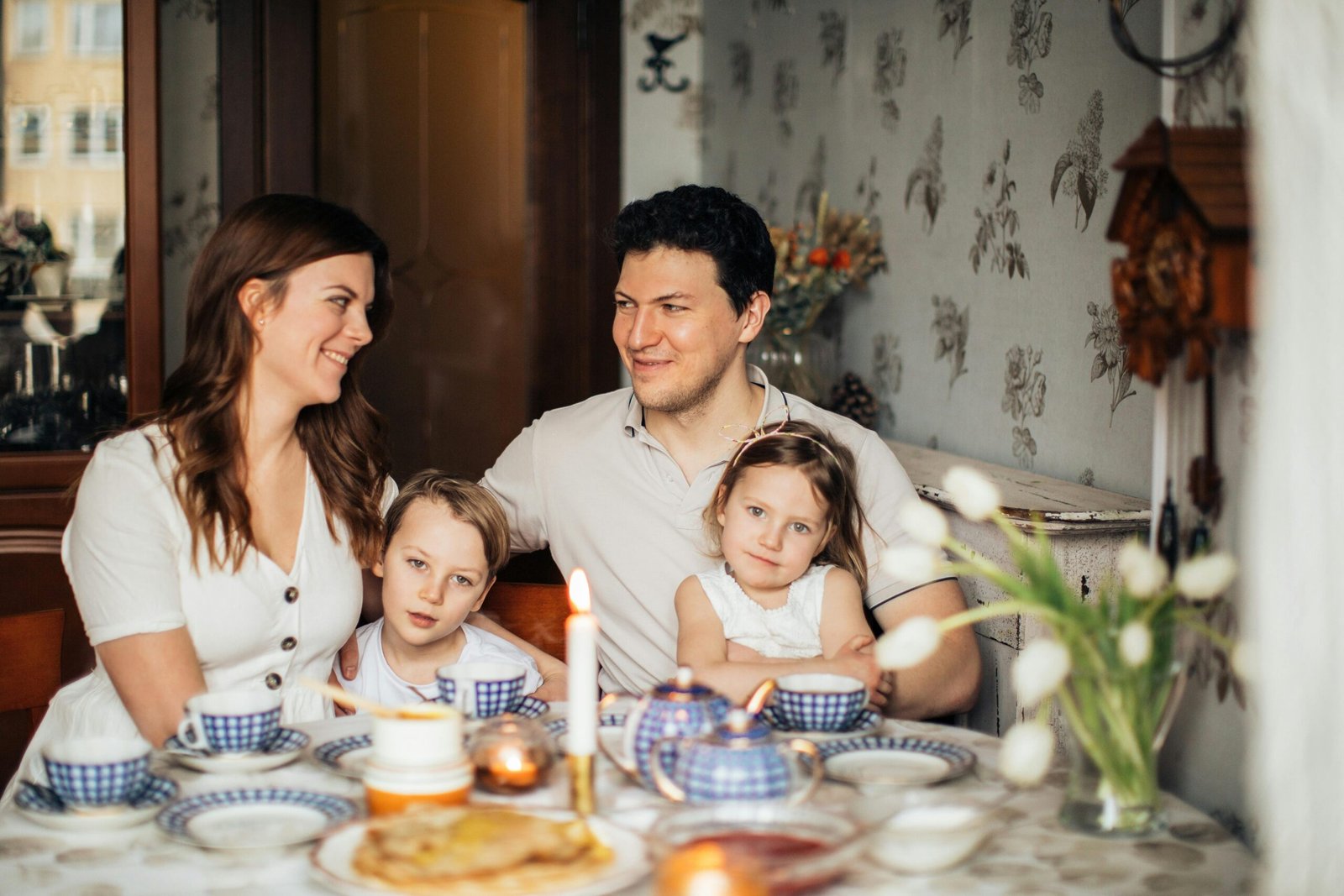 La familia tradicional hombre y mujer